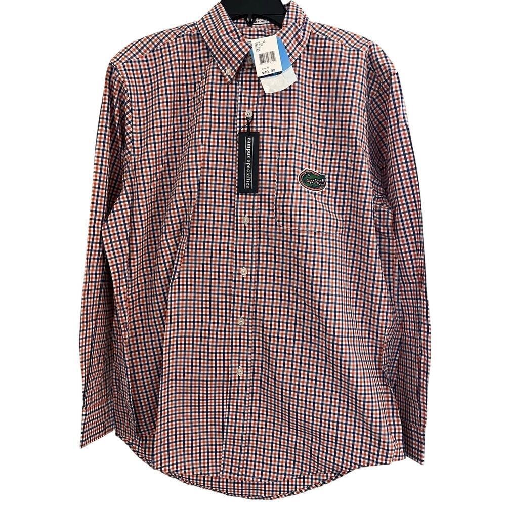 NEW Campus Specialties Florida Gators Long Sleeve Button Up Shirt Men's XXL